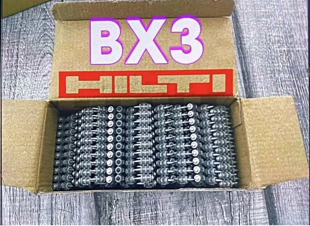 Boîte De 1000 Clous BX3 – 22mm Pour Cloueur Hilti, Avec Facture