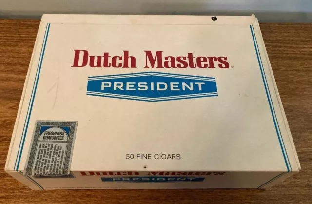 Vintage Dutch Masters President cigar box / very good condition