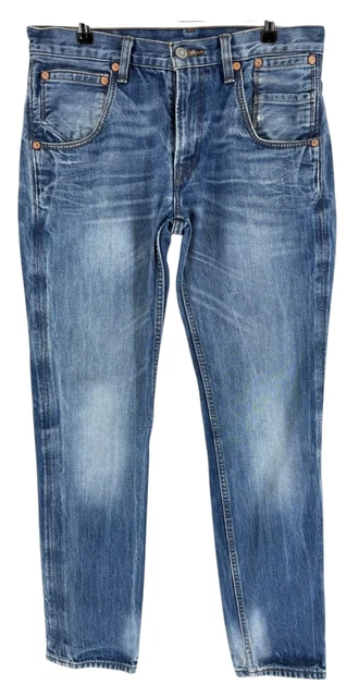 Jeans Levi's 511 Pour Homme - Coupe Droite - Taille W34 L34 - Denim Bleu - Occasion Très Bon état