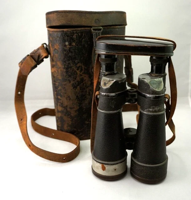 + Vtg Rare C.p. Goerz Berlin 10X45 Rmle Trieder D.r.p.  Binoculars #272928 +