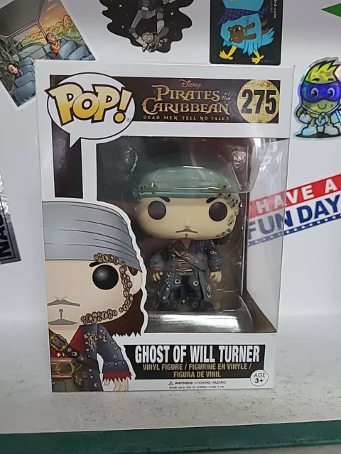 Funko Pop Disney Pirates Of The Caribbean Ghost Of Will Turner #275 Vinyl Figure