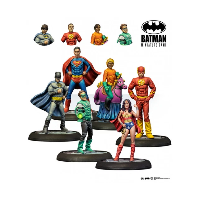 KNIGHT MODELS BATMAN Mini Game Big Bang Theory - Justice League Cosplay ...