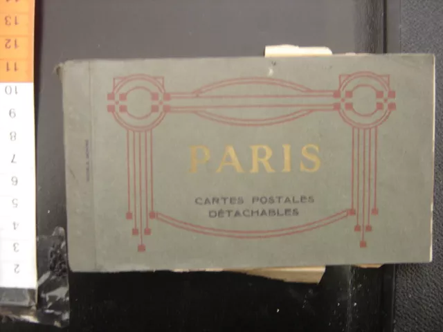 Carnet de 13 CARTE POSTALE Paris