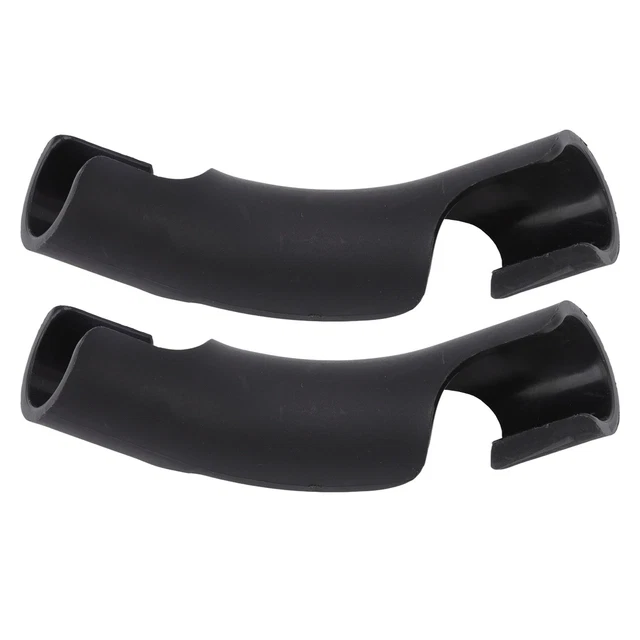 2pcs Hose Bender Plastic Material 23cm Inner Diameter Black Container Hose Bende