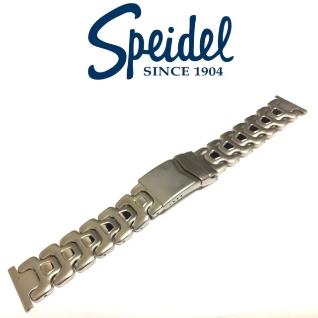 BRACELET DE MONTRE 20 mm SPEIDEL 1712/00 EN ACIER INOXYDABLE FINITION SABLÉE/BRILLANTE