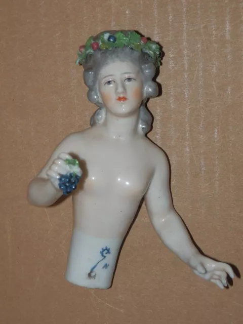 Antike seltene Teepuppe Half Doll Dressel&Kister um 1900 ! TRAUM !