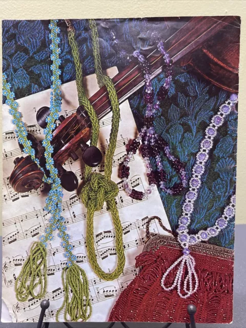 Instrucciones de fabricación de joyas vintage 1972 libro de cuentas nostálgicas de Mangelsen 0400