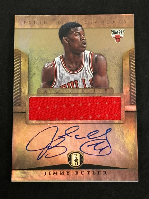 2012-13 PANINI GOLD Standard Jimmy Butler RPA RC On Card Auto Game 