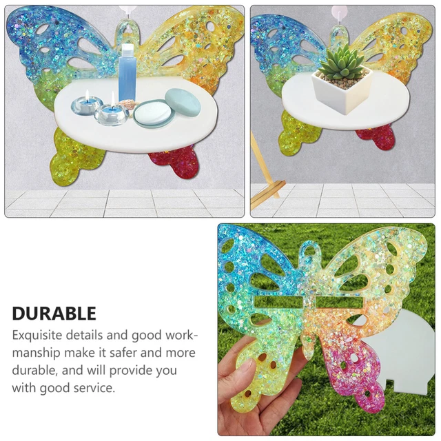 1 Set DIY Silicone Rack Diy Bahn Harz Form Kerze Halter Form Epoxy Harz Form 9