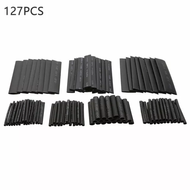 Essential Heat Shrink Tubing Kit 127 Pcs Shrinkable Tubes for Wire Insulation