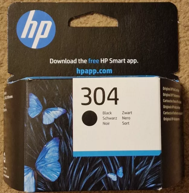 NEW Original Genuine HP 304 Black Ink Cartridge For ENVY/Deskjet Printer N9K06AE
