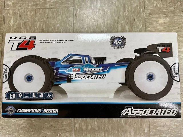 Team Associated RC8T4 Team 1/8 4WD Off-Road Nitro Truggy Kit ASC80947 NEW!!