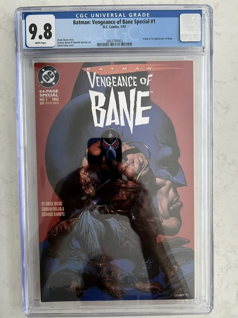 CGC 9.8 BATMAN: VENGEANCE OF BANE SPECIAL #1 Origin & 1st appearance DC 1993