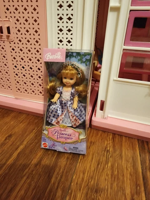 NEW Barbie as The Princess & the Pauper Kelly Doll Purple Dress No. C4948 C6302