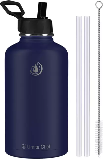 Chef Water Bottle, Vacuum Insulated Wide Mouth Stainless-Steel Sports Water Bott