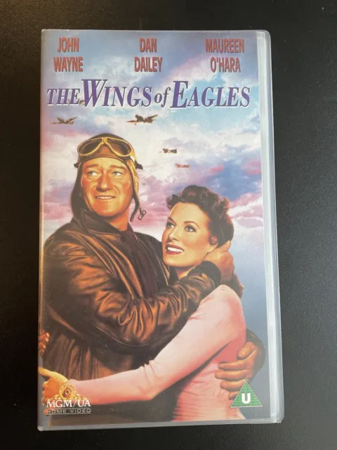 The Wings Of Eagles (VHS) 1957 John Wayne, Dan Dailey, John Ford Movie Classic