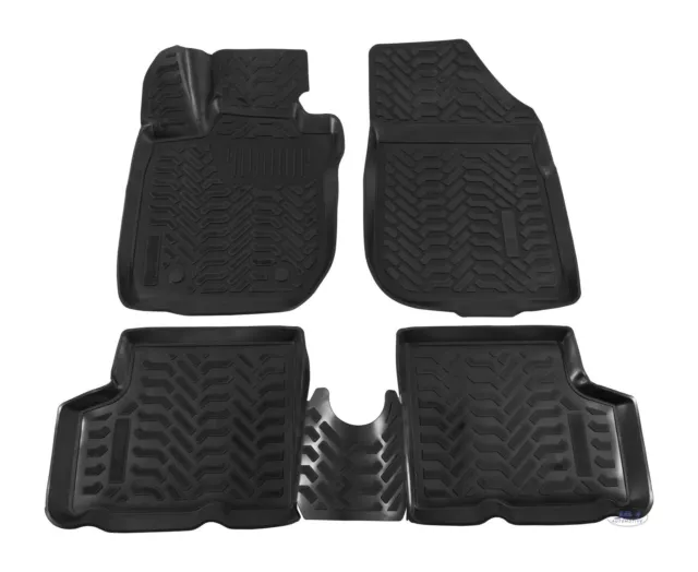 3D EXCLUSIVE TAPIS DE SOL EN CAOUTCHOUC pour DACIA DUSTER 2WD 2010-2014  4pcs