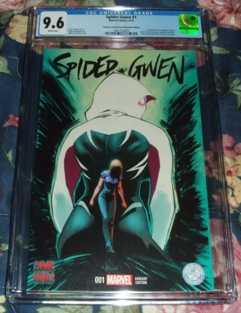 Spider-Gwen #1 CGC 9.6 Portacio Variant Recalled Edition Comic Kings Marvel 2015