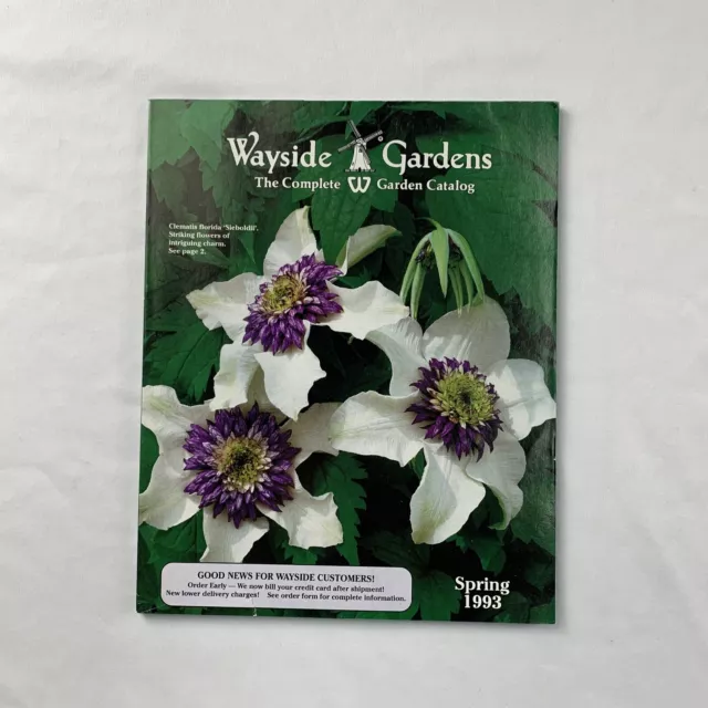 Wayside Gardens Catalog Spring 1993 / Vintage Gardening Catalog