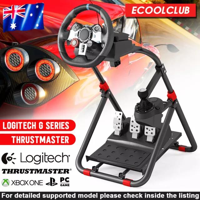 Racing Simulator Steering Wheel Stand Logitech G923 G29 Thrustmaster Foldble AU