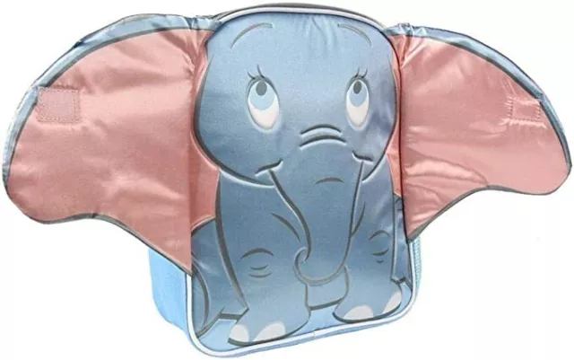 Zaino Asilo Dumbo con Chiusura a Zip Per Bambini con Orecchie Apribili Disney