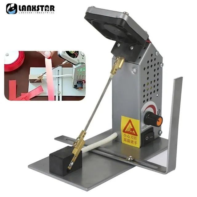 220V Small Hot Cutting Machine Ribbon Rope Thermal Electric Heating Knife Cutter