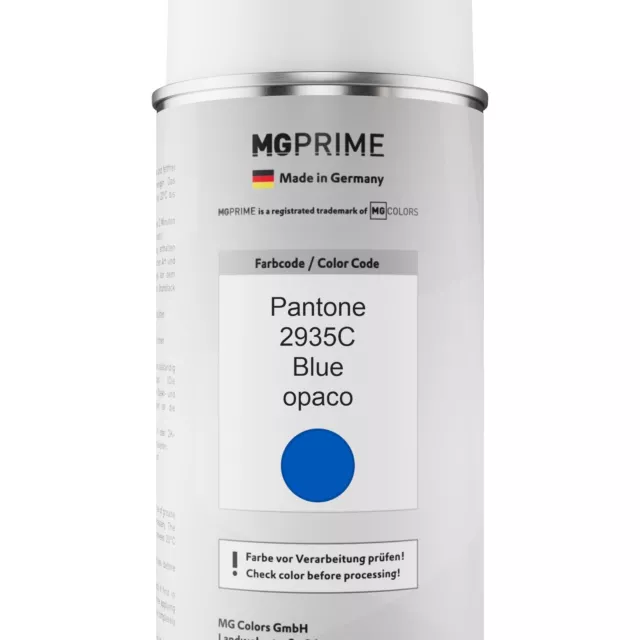 Pantone 2935C Blue Bomboletta spray 400 ml opaco asciugatura rapida 2
