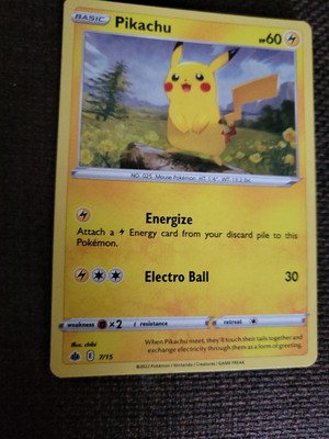 holo mcdonalds pikachu card