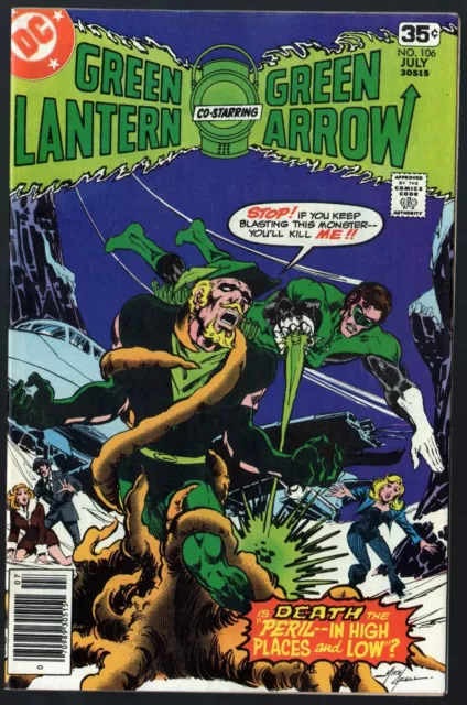 Green Lantern (1960) #106 with Green Arrow FN/VF (7.0) Black Canary appearance