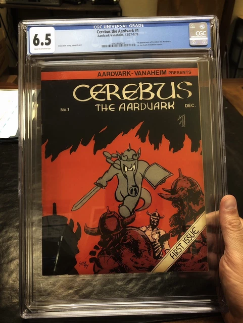 CEREBUS THE AARDVARK #1 CGC 6.5 1977 1978 - Only 42 Census SUPER RARE -KEY COMIC