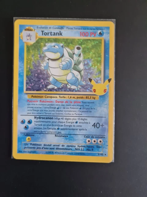 Cartes Françaises Pokémon Coffret 10 Cartes Pokémon Ultraboost - Tortank Holo Collection Classique - Épée Et Bouclier - Français Carte Holographique Pokémon