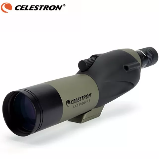 Celestron Ultima 65 Straight 18-55×65 Spotting Scope Telescope Waterproof 52249