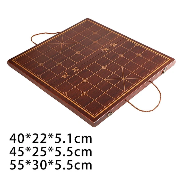 WOODEN CHESS BOARD, Strategy Games Without Pieces, Folding Development