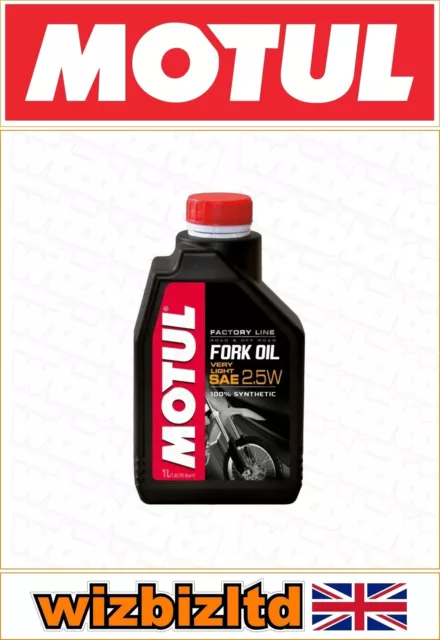 Suzuki GSX-R 1000 U1 2001-2002 Motul 2.5W Fork Oil 1 Litre Synthetic