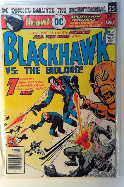 Blackhawk #247 DC Comics (1976) FN/VF 1st Series 1st Print Comic Book