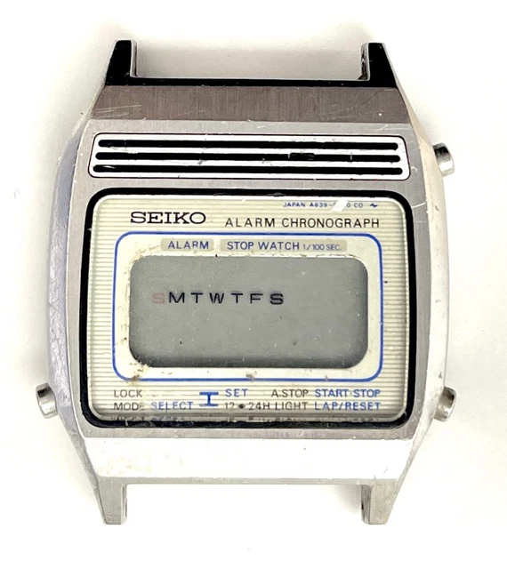 Mouvement De Montre SEIKO Quartz Avec Alarme - Pour Réparation Ou Customisation - Pièce D'occasion