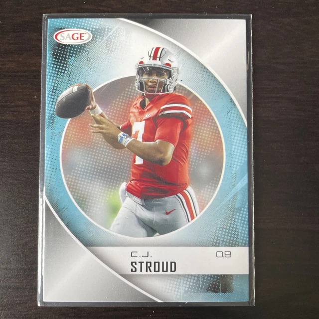 2023 SAGE LOW Series Football CJ Stroud 1 OSU Texans 0.99 PicClick