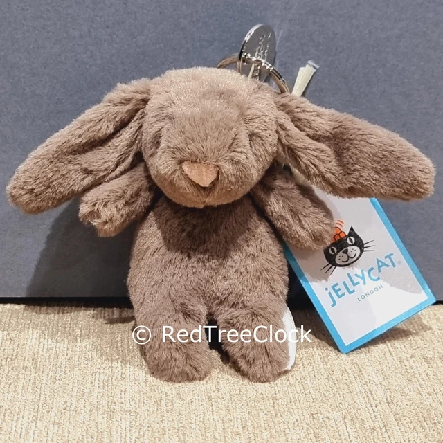 NEW JELLYCAT BASHFUL Bunny Truffle Bag Charm Soft Toy Plush BNWT £49.99