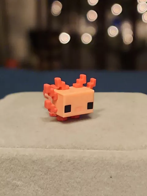 New Mattel Minecraft Mini-Figure TNT Series 25 Axolotl Figure