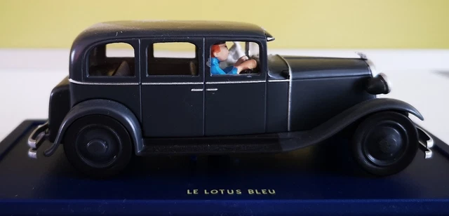 Miniature Bugatti 44 1928 Bleue – Ma Collection N°38 – Échelle 1/43 – Voiture De Collection Ancienne