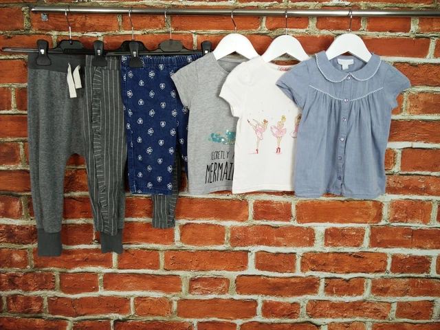 Girl Bundle Age 2-3 Years White Co M&S Next Etc Trousers Shorts T-Shirt Top 98Cm
