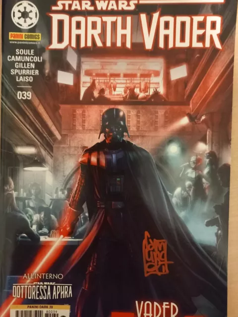 Star Wars Darth Vader Camuncoli autografato