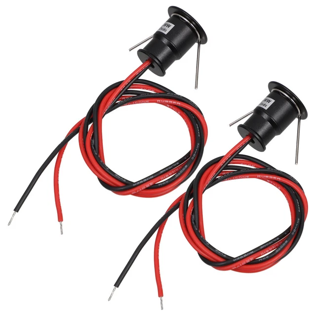 2 Stück Mini LED-Spots - USB-Betrieb, 1,2m Kabel, Für Vitrinen & Regale