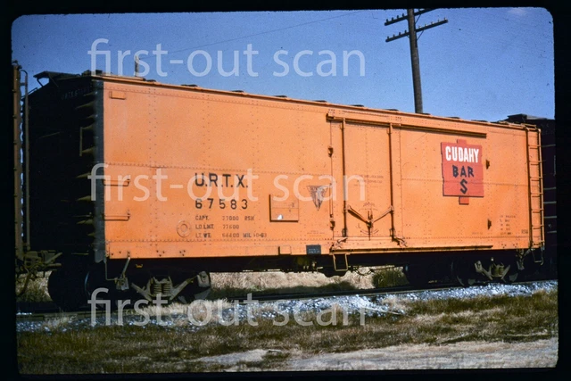 R DUPLICATE SLIDE - CUDAHY BAR S URTX 67583 Reefer Box Car