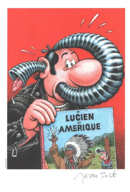 Ex-Libris A Hommage A Lucien De Margerin Numerote Et Signe Par Jean Sole Neuf