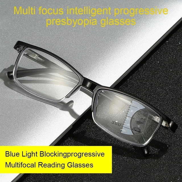 Occhiali da lettura multifocali progressivi ultraleggeri anti-luce blu