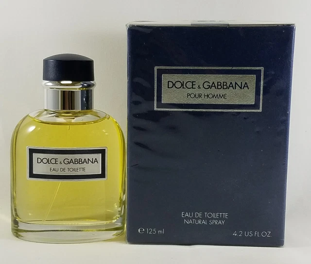 VINTAGE DOLCE & GABBANA POUR HOMME EDT 125ml spray, MADE IN ITALY 