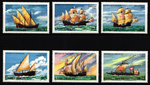São Tomé and Príncipe 598-603 mint #JY076