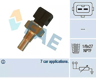 Fits FAE 32570 COOLANT TEMP.SENSOR ROVER METRO 1.4I 16V  UK Stock