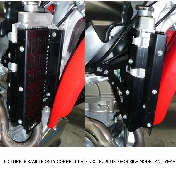 Black FORCE Radiator Guards Fit Honda CRF450R 2005 2006 2007 2008